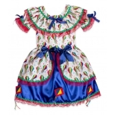 Vestido Junino Infantil Balões - Fantasias Juninas