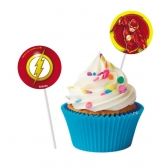 Bandeirinha Para Doces The Flash c/8 Festcolor - Temas Infantis