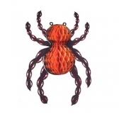 Enfeite Halloween Aranha Sanfonada 34cm - Halloween