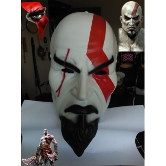 Máscara Kratos God Of War Fibra de Vidro