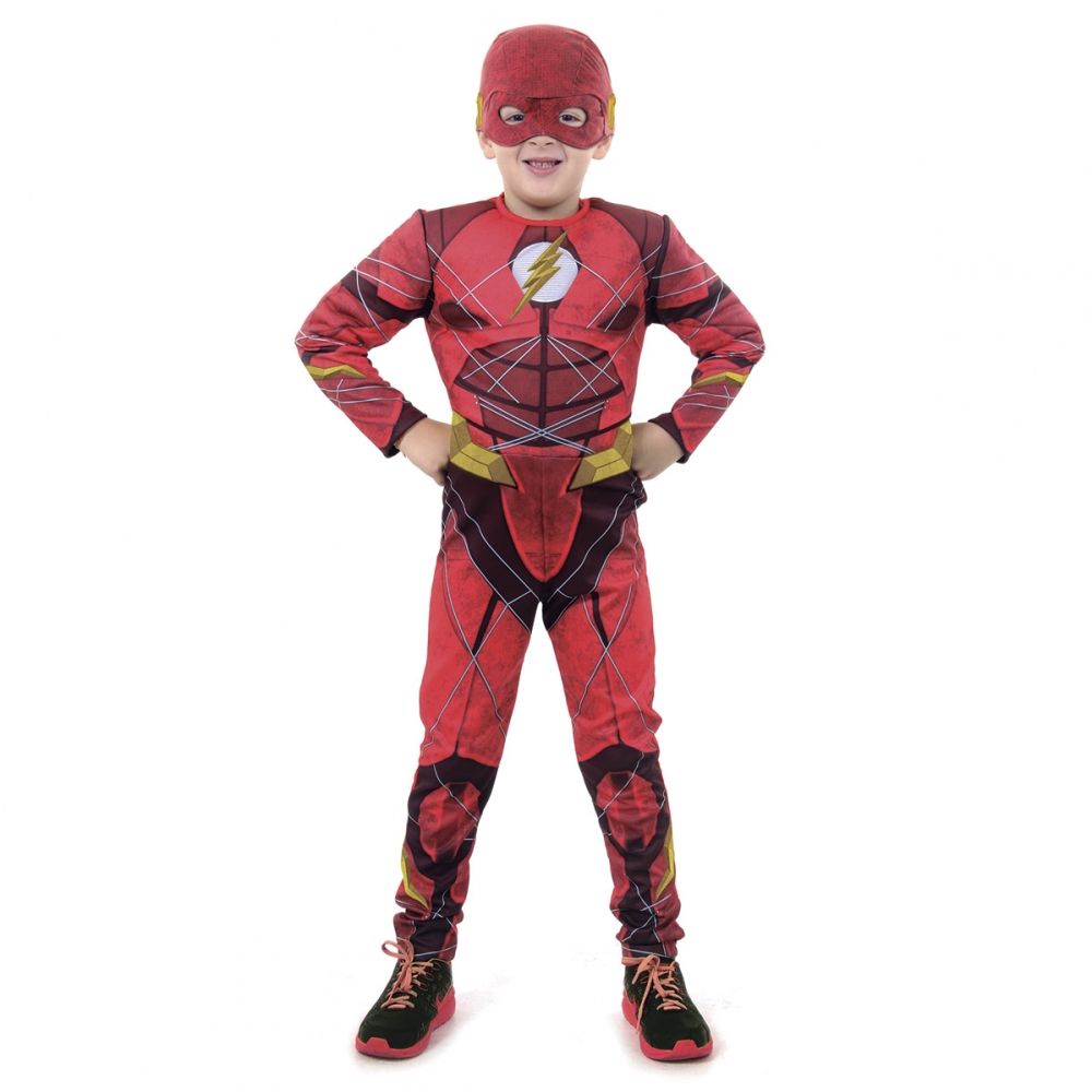 Fantasia The Flash Luxo Infantil Sulamericana - Infantil