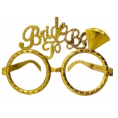 Kit Bride Noiva Tiara e óculos Dourado - Casamento