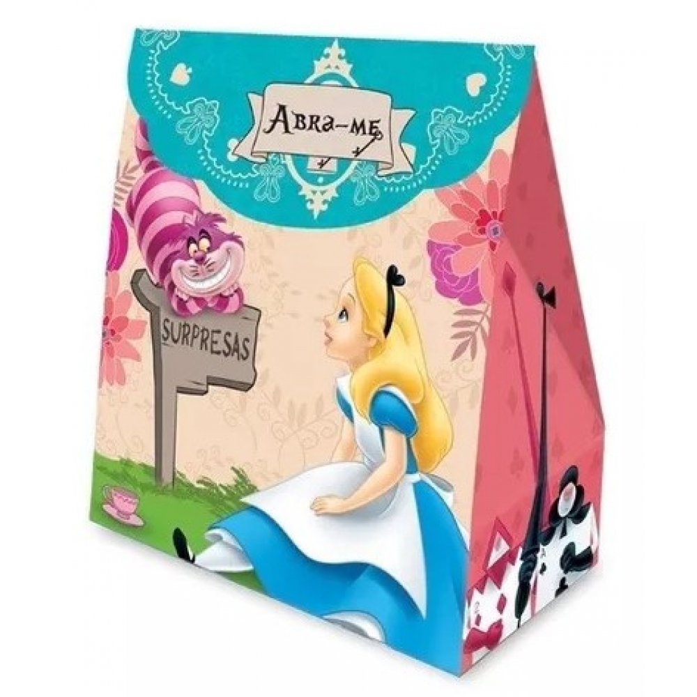 Caixa Surpresa Alice no País das Maravilhas c/8 Regina Festas - Outlet