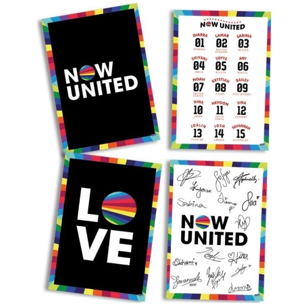 Quadros Decorativos Now United c/4 Festcolor - Temas Infantis