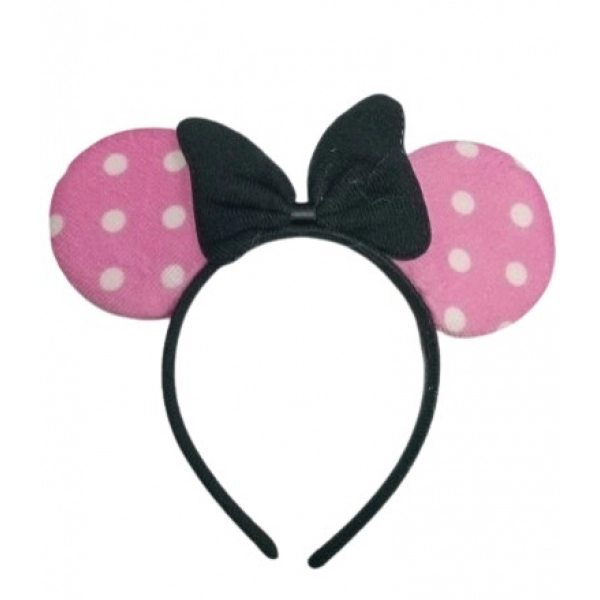 Tiara Minnie Laço Vermelho Papel c/6 Festa Maluca - Acessórios para fantasia