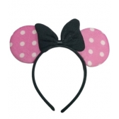 Tiara Minnie Laço Vermelho Papel c/6 Festa Maluca - Acessórios para fantasia