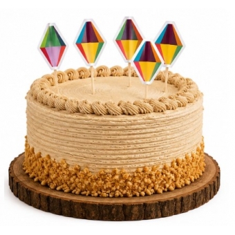 Toppers Para Doces e Salgados Balão Festa Junina c/24