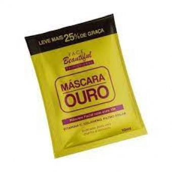 Máscara Facial Ouro Profissional 10ml Face Beautiful