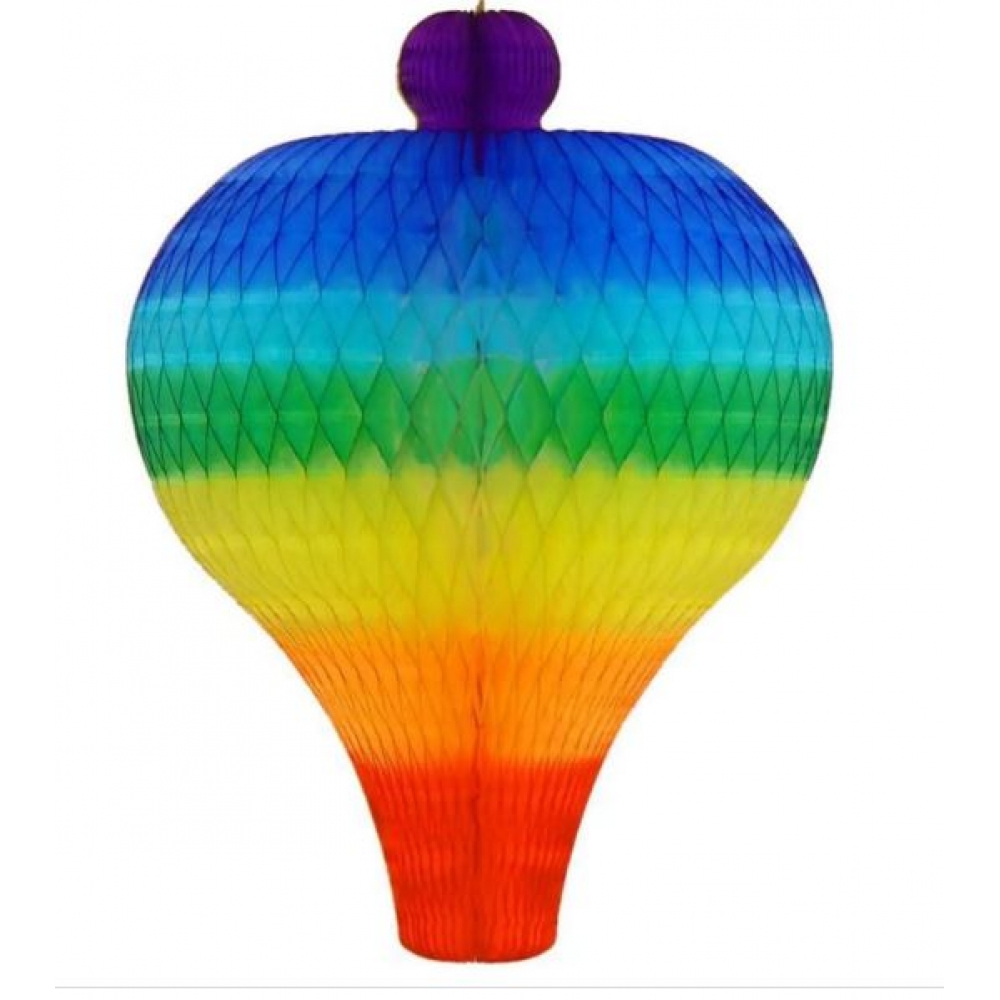 Balão de Papel Carrapeta Arco Íris 240mm Girotoy - Decoração de papel