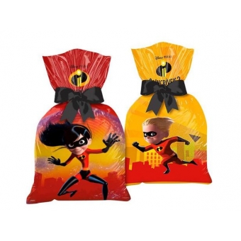 Sacola Plástica Os Incríveis c/8 Regina