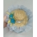 Tiara Junina Chapéu Boneca Renda Azul - Festa Junina