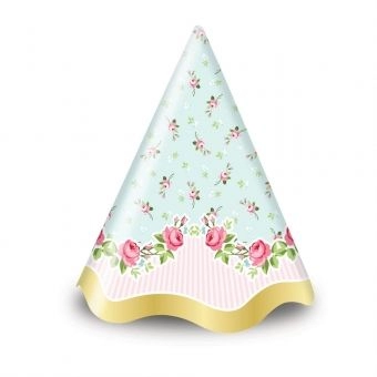 Chapéu Cone Jardim Encantado c/8 Junco