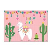 Painel Gigante Love Lhama Junco - Temas Infantis