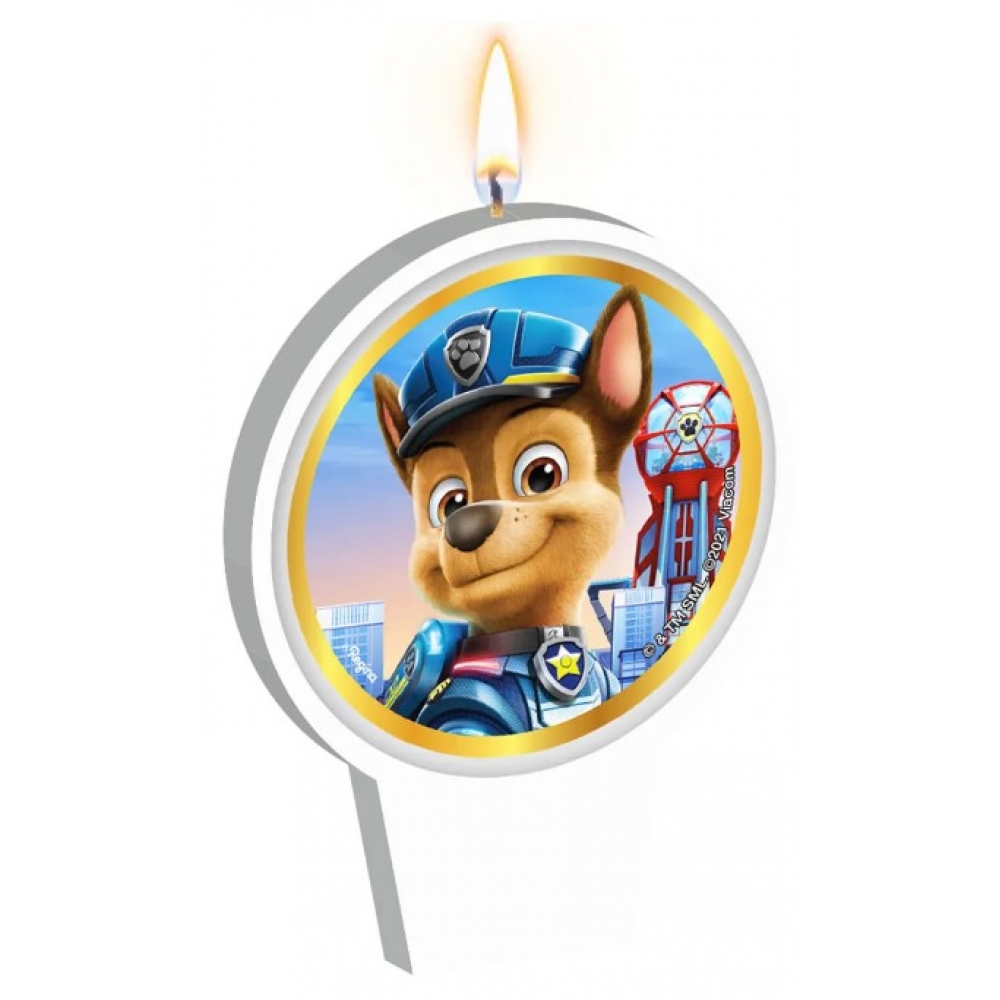 Vela de Aniversário Patrulha Canina Heróis Regina - Temas Infantis