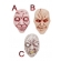 Máscara Halloween Plástica - Máscaras