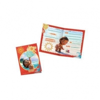Convite Moana Baby c/8 Regina Festas