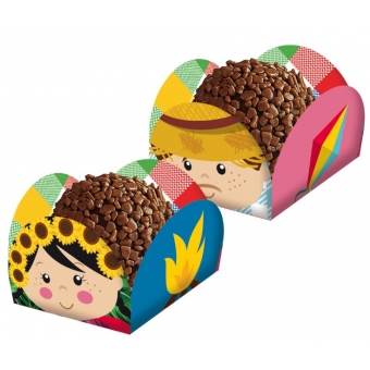 Porta Forminha Festa Junina Divertida c/40 Festcolor