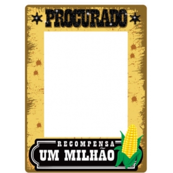 Painel Para Foto E.V.A Procurado Recompensa Piffer