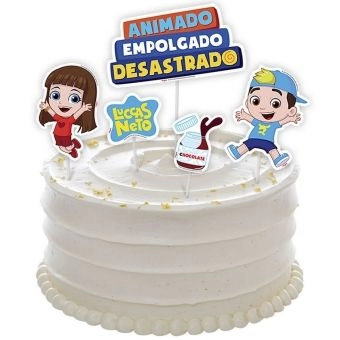 Topper Cenário Luccas Neto c/5 Regina Festas
