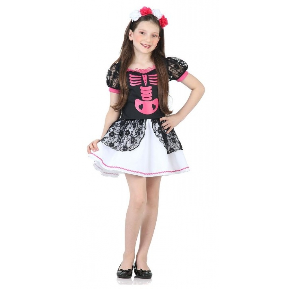 Fantasia Caveira Mexicana Infantil Sulamericana - Outlet