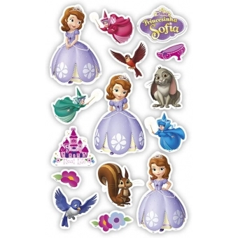 Mini Personagens Decorativos Princesinha Sofia c/15 Regina Festas