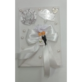 Caderno de Assinaturas de Casamento Branco Modelo 2 Pequeno - Casamento