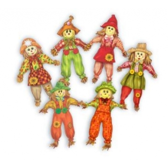 Mini Painel Espantalho c/6 Festa Maluca