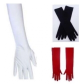 Luva Lisa Longa 40cm Importada Cores - Acessórios para fantasia