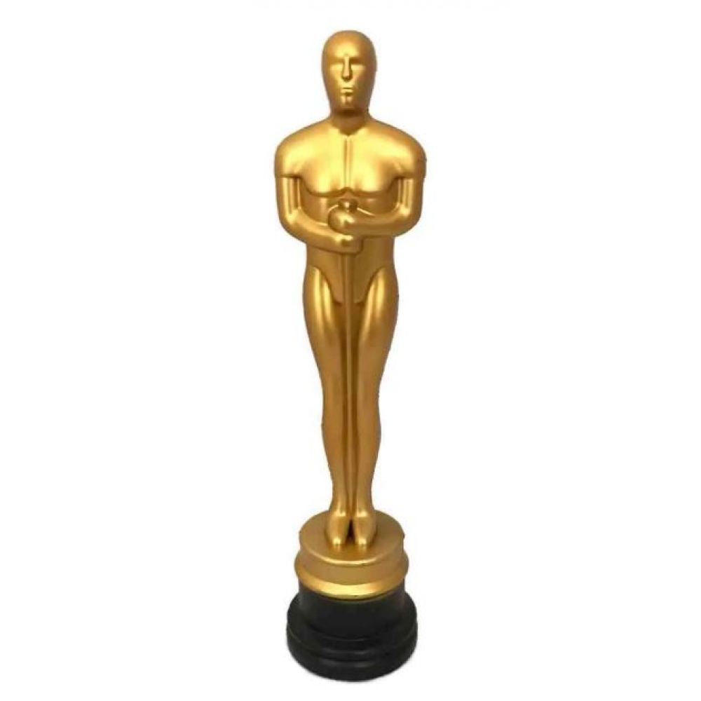 Enfeite Oscar Plástico Dourado - Decoração de Festas