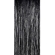Cortina de Ráfia Fosca Preta 1m x 2m - Decoração de festas