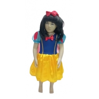 Fantasia Branca de Neve Bebê Tom Sobre Tom