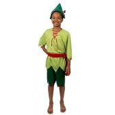 Fantasia Menino da Floresta Peter Pan Infantil Florecida - Fantasias Infantis