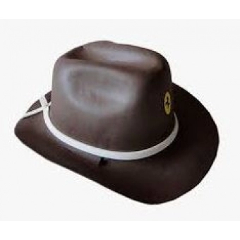 Chapéu Cowboy E.V.A Marrom Adulto