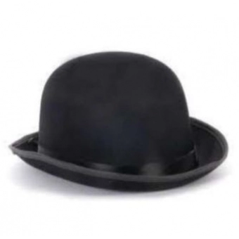 Chapéu Chaplin Feltro Preto