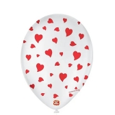 Balão Especial 9 Coração Branco c/25 São Roque - Balões