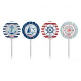 Toppers Para Doces e Salgados Marinheiro c/8 Junco - Temas Infantis