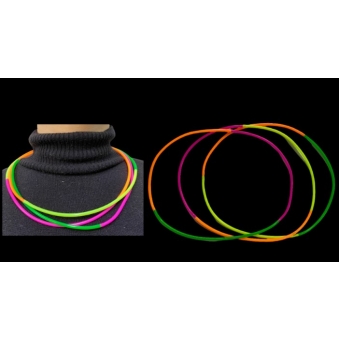 Colar Neon Luz Negra c/10 Rasul