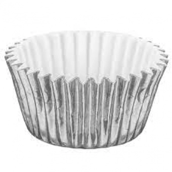 Forminha de Brigadeiro Laminada 4 Prata c/50 Regina Festas