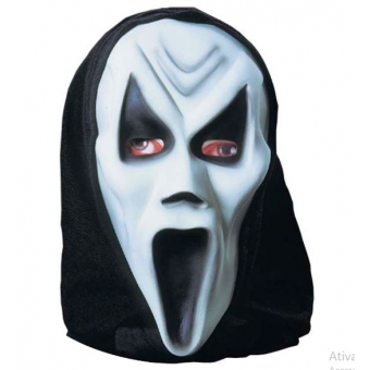 Máscara Látex Fantasma I Capuz Spook