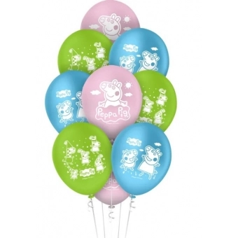 Balão Especial 9 Peppa Pig Clássica c/25 Regina Festas