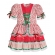 Vestido Junino Infantil Morango Com Renda - Fantasias Juninas