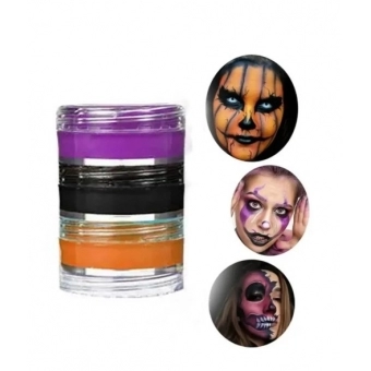 Torre Cremosa C/3 Cores Halloween Modelo 1 Colormake