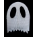 Enfeite Halloween Fantasminha de Papel 20cm Girotoy - Halloween