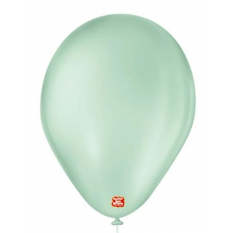 Balão 7 Liso Verde Hortelã c/50 Pic Pic