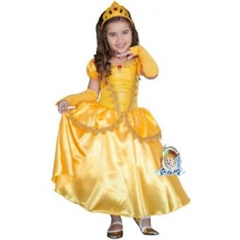 Fantasia Princesa Bela Camila Longa Infantil Rei Eli Ana