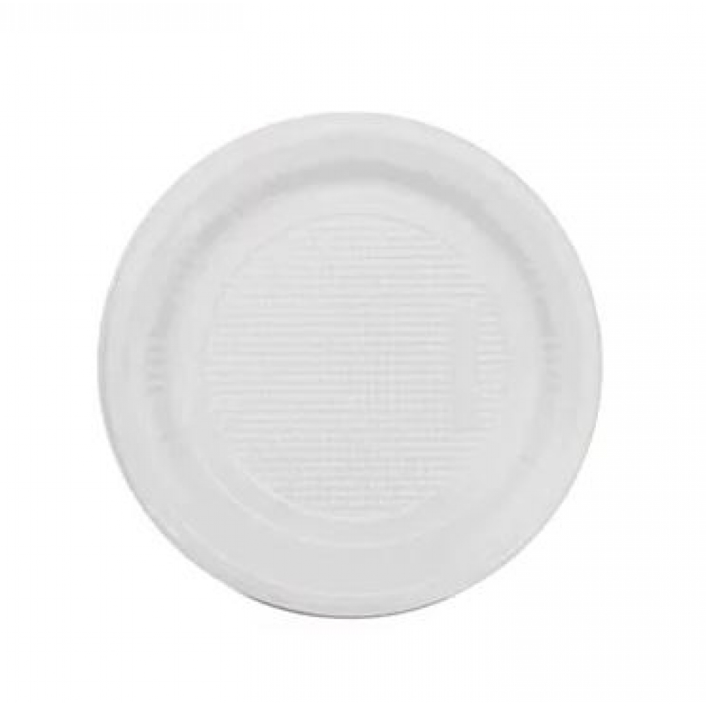 Prato 15cm Biodegradável Branco c/10 Trik Trik - Descartáveis