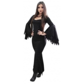 Fantasia Mortícia Adulto Veludo Florecida - Fantasias Adultos