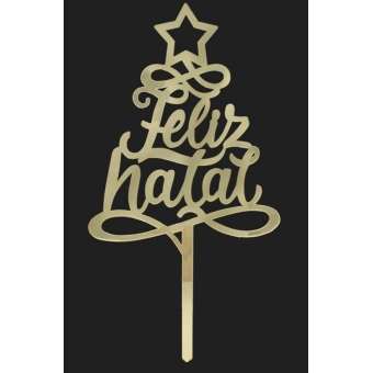 Topo de Bolo Feliz Natal Produfest