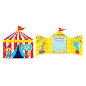 Convite Circo c/8 Junco - Outlet