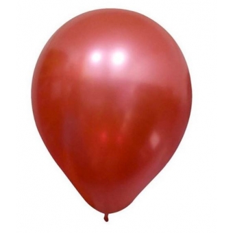 Balão 5 Platino Vermelho c/25 Pic Pic